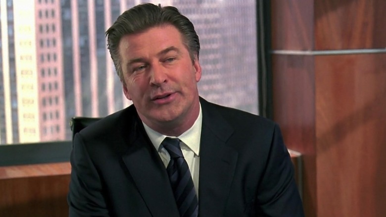 Alec Baldwin as Jack Donaghy in his office in 30 Rock