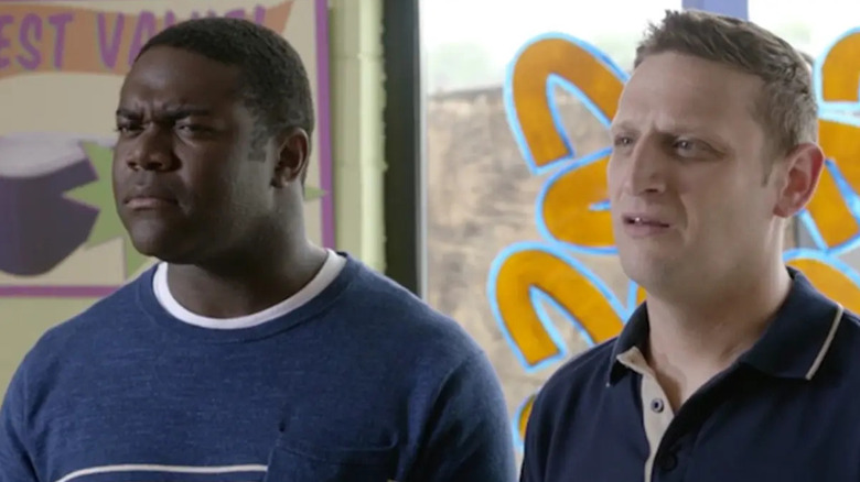 Sam (Sam Richardson) and Tim (Tim Robinson) are confused in Detroiters