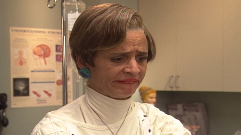 Jerri Blank (Amy Sedaris) gets tough medical news in Strangers With Candy