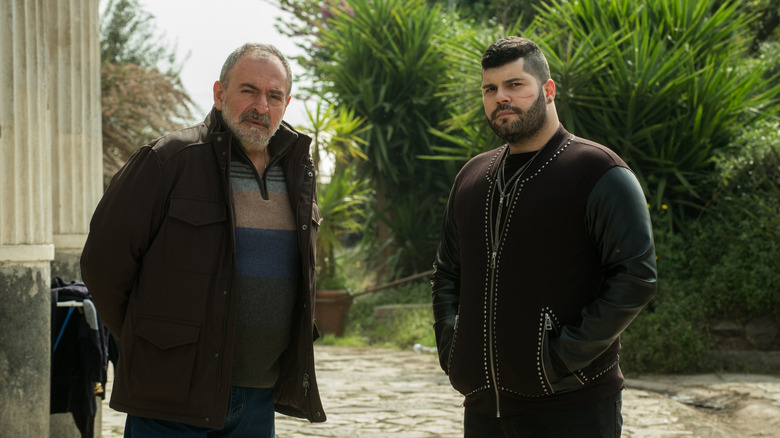 Gianni Parisi's Gerlando Levante and Salvatore Esposito's Gennaro Savastano looking ominous on Gomorrah