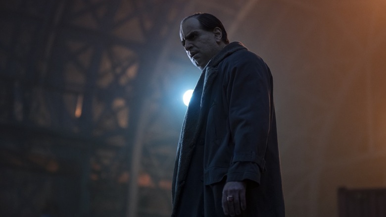 Colin Farrell's Oswald Cobb looking ominous on The Penguin