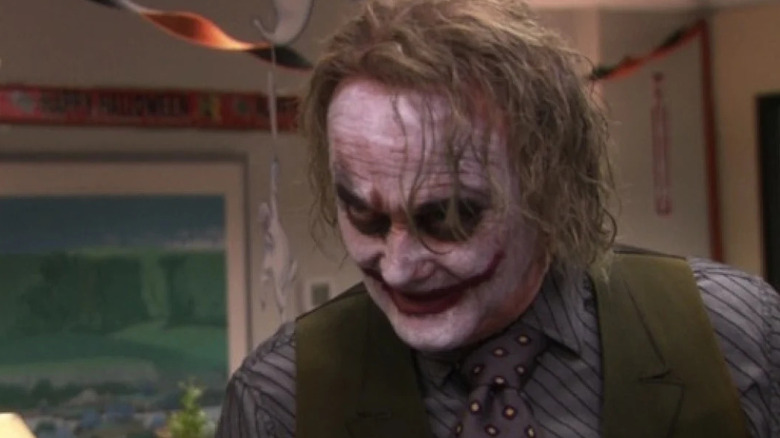 Creed Bratton as Creed Bratton, in costume as the Joker in The Office.