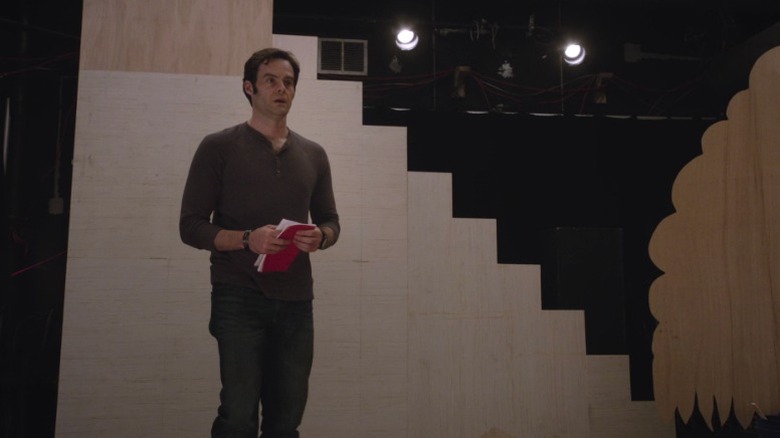 Barry standing on stage during a rehearsal on Barry S1E7