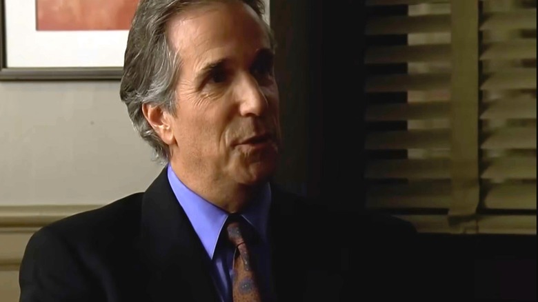 Edwin Todd (Henry Winkler) is interrogated in Law and Order Special Victims Unit.