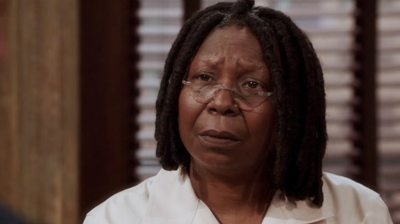 Janette Grayson (Whoopi Goldberg) testifies in Law and Order Special Victims Unit.