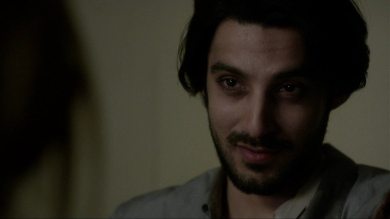 Karan Oberoi's Benham Parsa looking smug on NCIS