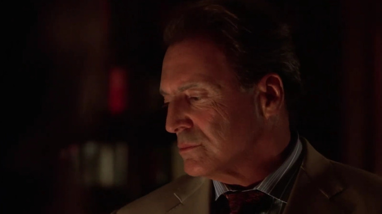 Armand Assante's Rene Benoit looking serious on NCIS