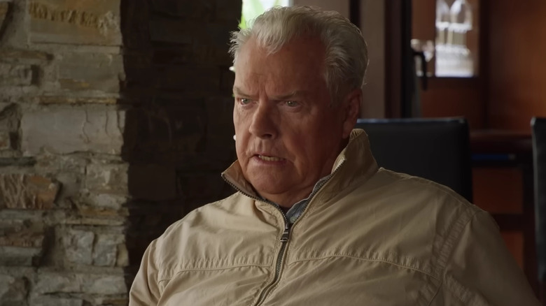 Peter Jason's Robert King looking concerned on NCIS