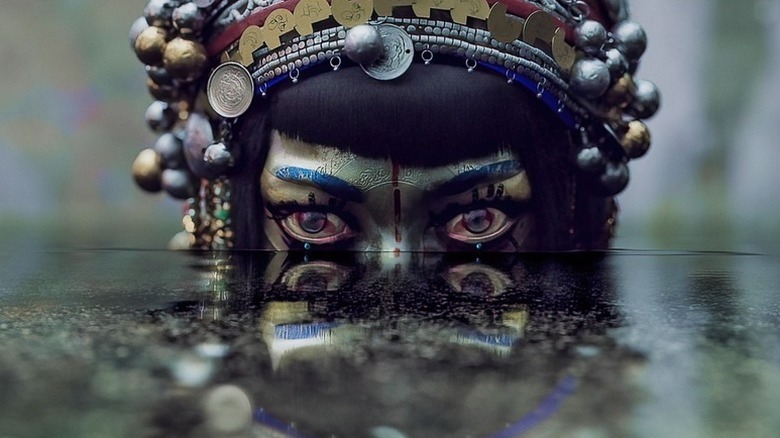 Jibaro rises from a lake in Love, Death & Robots