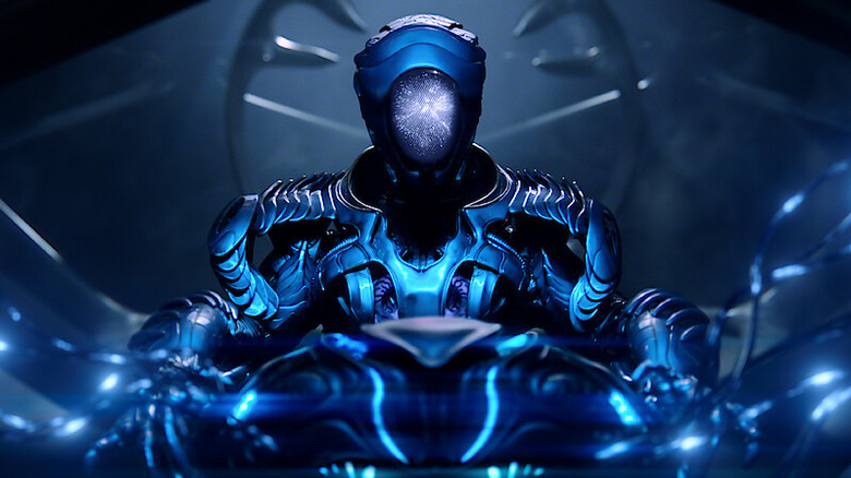 The robot operates a console in Lost in Space (2018)