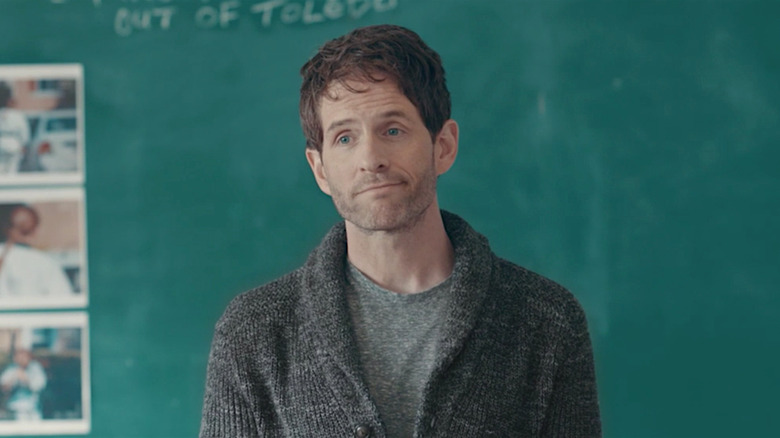 Jack Griffin (Glenn Howerton) addresses his class in A.P. Bio