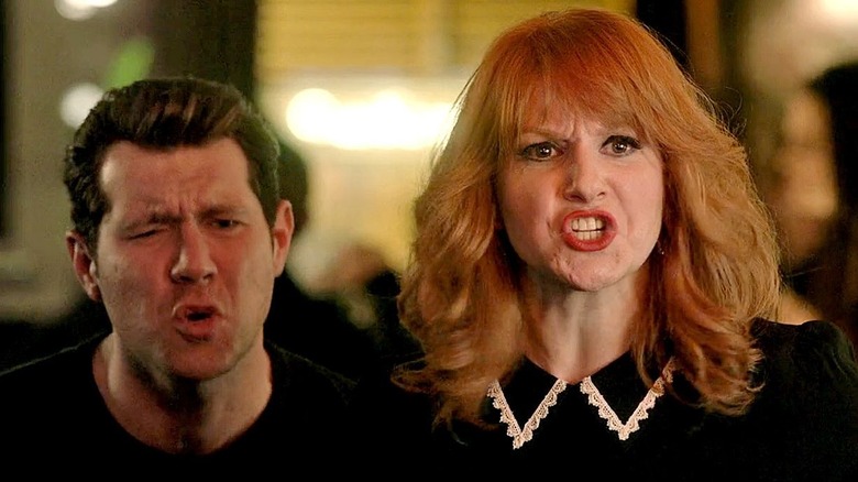 Billy (Billy Eichner) and Julie (Julie Klausner) are upset in Difficult People