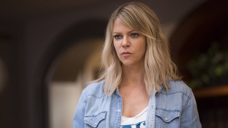 Mickey (Kaitlin Olson) looking very skeptical in The Mick