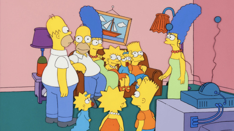 The Simpsons encounter duplicates in this couch gag
