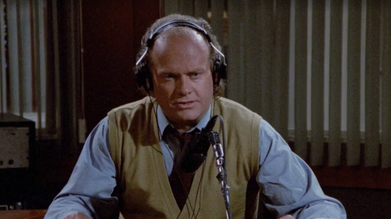 Frasier Crane talks on the radio in "Frasier"