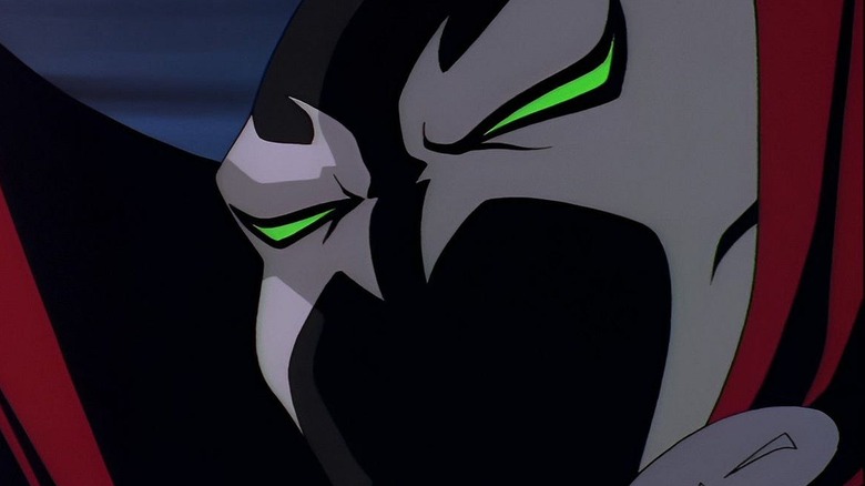 Spawn looking intense in Todd McFarlane's Spawn