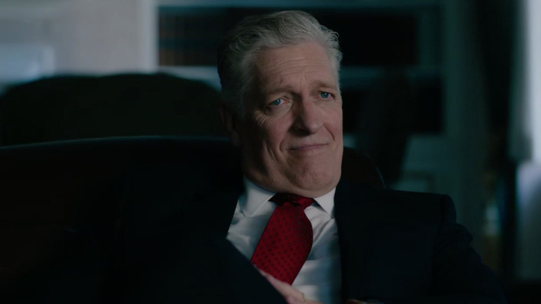 Clancy Brown as Waylon Jeffcoat smirking in Billions
