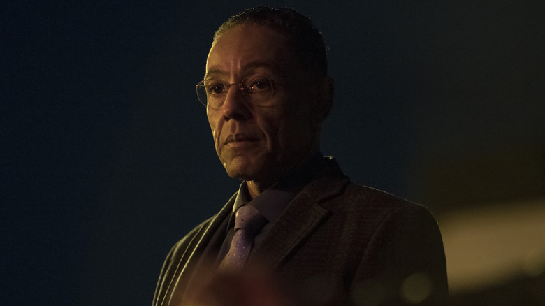 Giancarlo Esposito looking stoic as Gus Fring on Better Call Saul