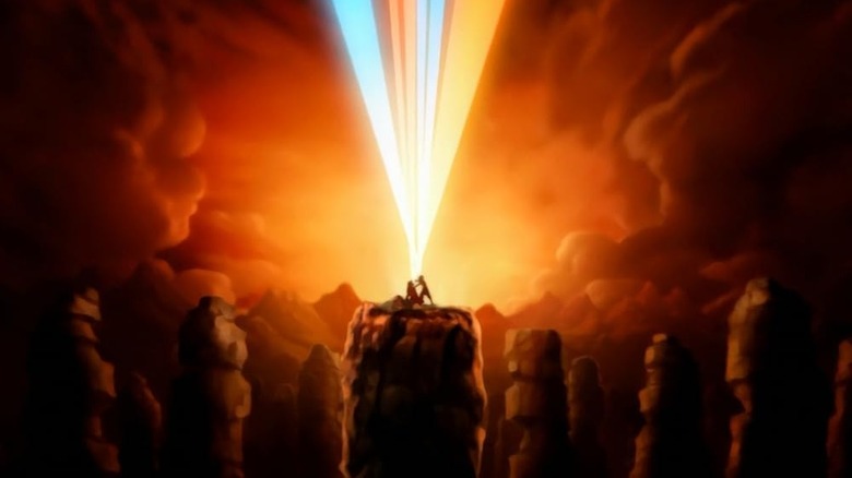 Aang and Ozai battle for supremacy in Avatar: The Last Airbender.