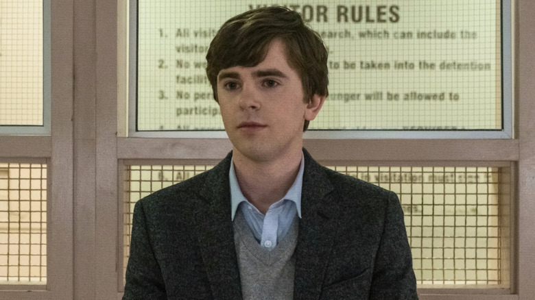 Freddie Highmore as Norman Bates in Bates Motel.