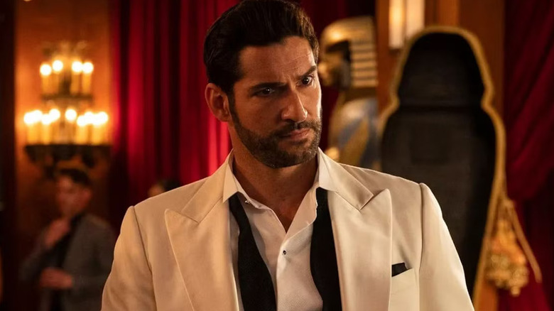 Tom Ellis as Lucifer Morningstar in Lucifer.