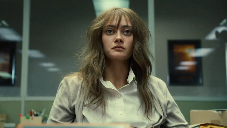 Ella Purnell as Rhiannon Lewis in Sweetpea.