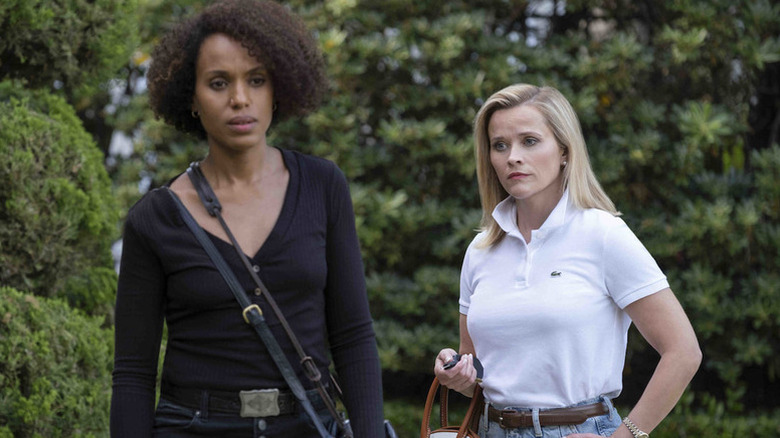 Kerry Washington as Mia and Reese Witherspoon as Elena in Little Fires Everywhere