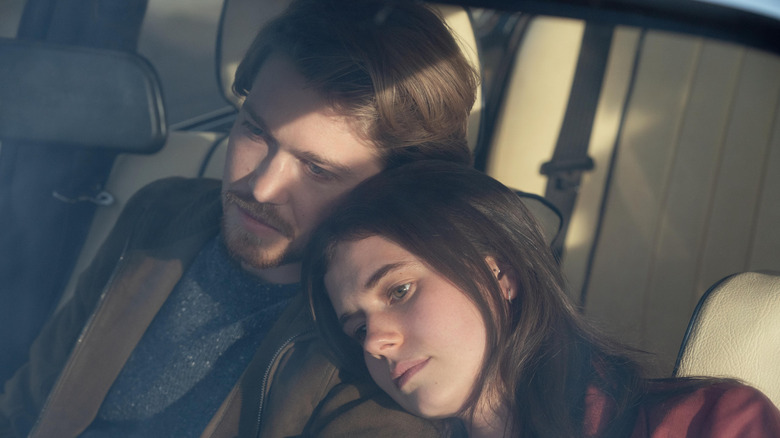 couple resting against each other in Conversations With Friends