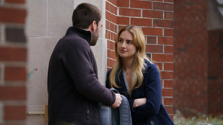 couple having a conversation in Tell Me Lies