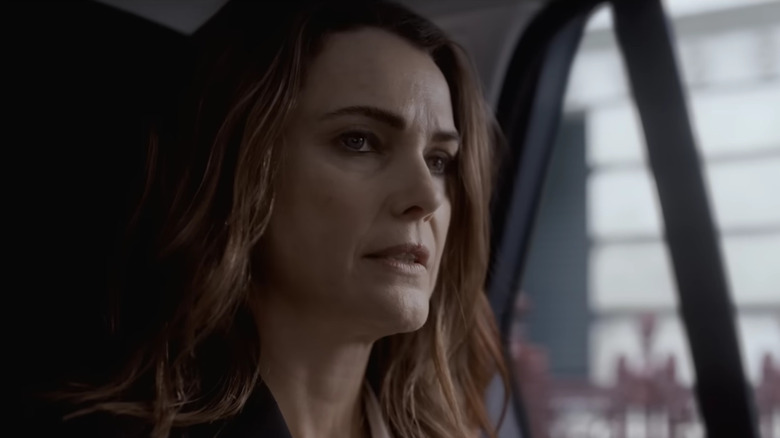 Keri Russell's Kate Wyler in a car on The Diplomat