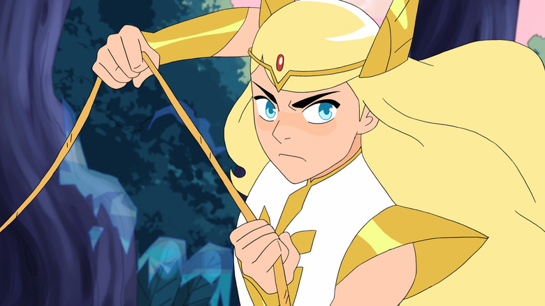 She-Ra (Aimee Carrero) uses a lasso in She-Ra and the Princesses of Power