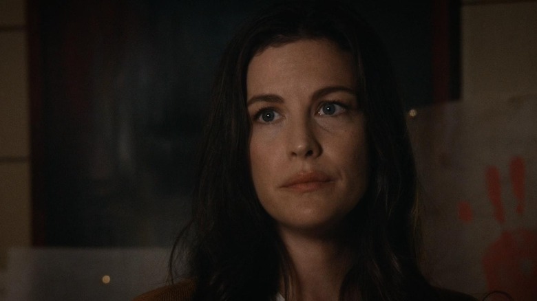 Liv Tyler as Meg Abbott looking serious in The Leftovers