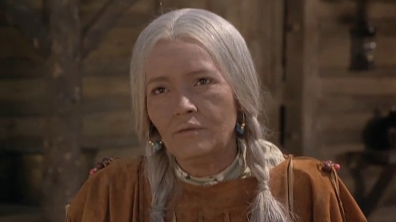 Elderly Clay Basket staring sternly on Centennial S1E5