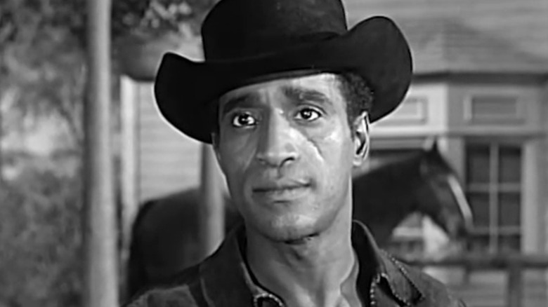 Tip Corey with a melancholy expression on The Rifleman S4E21