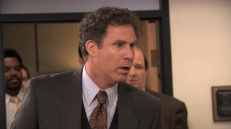 Will Ferrell as Deangelo Vickers gets mad on The Office