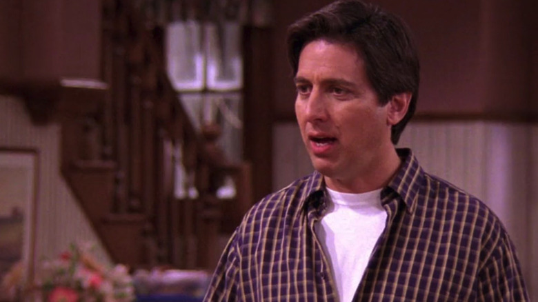 Ray Romano as Ray Barone looks stressed on Everybody Loves Raymond
