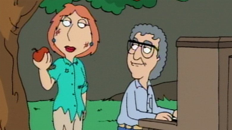 Lois is annoyed at Randy Newman in Family Guy Season 2 Episode 3 Da Boom