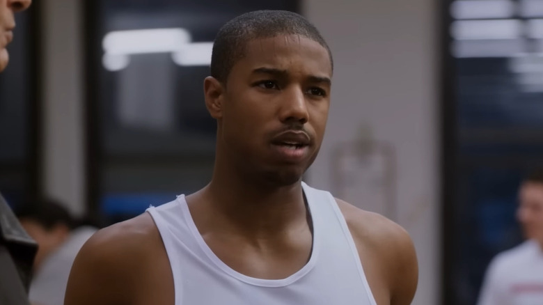Michael B. Jordan as Danny Ford, talking in a boxing ring in Law & Order: Criminal Intent.