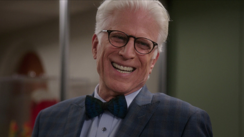Michael laughs deviously in "The Good Place"