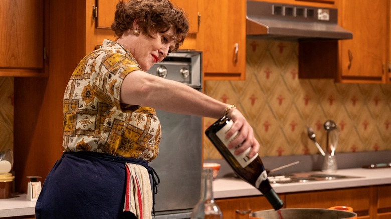 Julia Child cooking