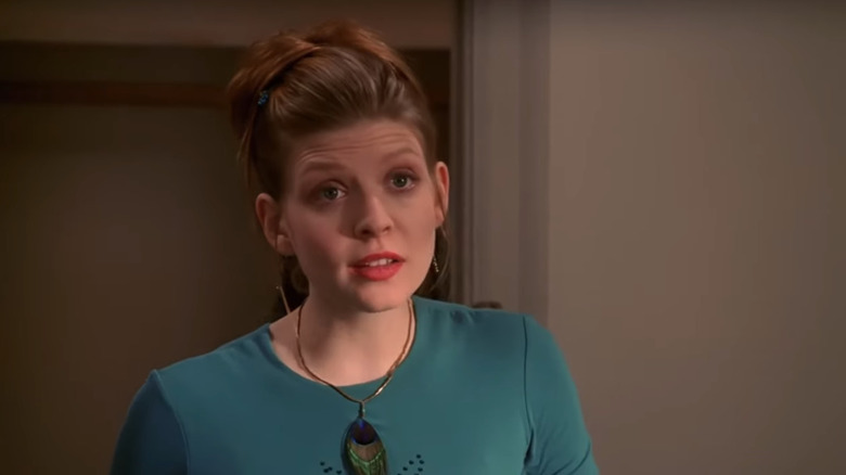 Amber Benson as Tara Maclay looks concerned in Buffy the Vampire Slayer