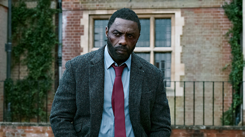 Idris Elba as John Luther looks disheveled on Luther