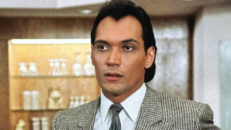 Jimmy Smits as Victor Sifuentes, looking concerned in LA Law.