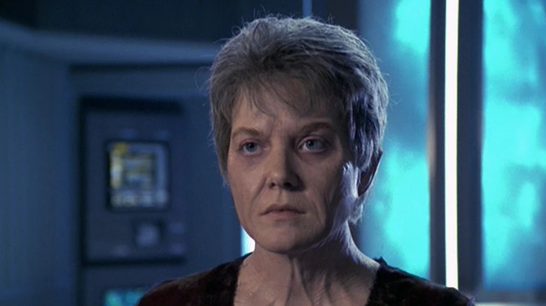 An older Kes (Jennifer Lien) appears in engineering in Star Trek: Voyager