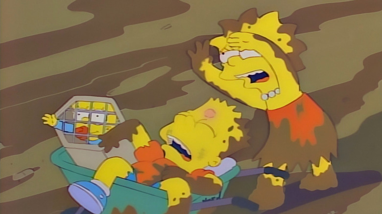 Lisa, Bart, and Maggie on The Simpsons