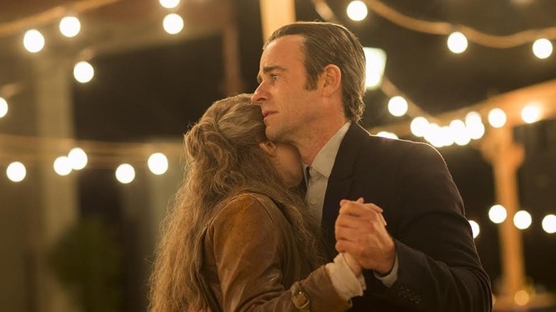 Justin Theroux's Kevin Garvey and Carrie Coon's Nora Durst dancing on The Leftovers