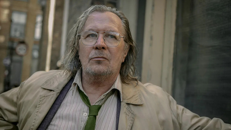 Gary Oldman as Jacksom Lamb smirks in Slow Horses