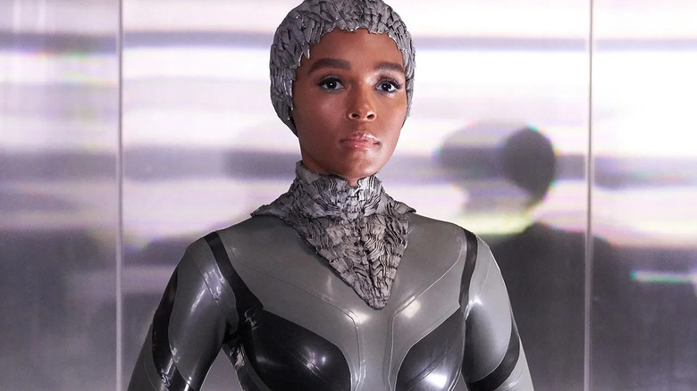 Alice (Janelle Monae) enters an elevator in Electric Dreams episode Autofac