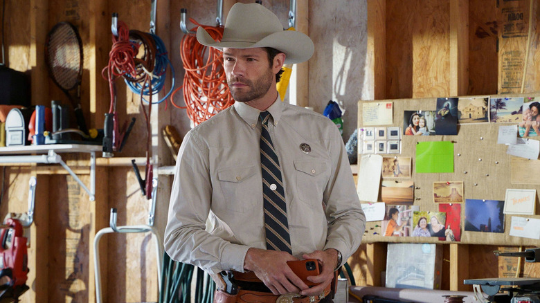 Cordell Walker (Jared Padalecki) wearing a uniform in Walker