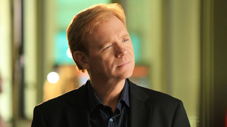 David Caruso's Horatio Caine looking thoughtful on CSI: Miami